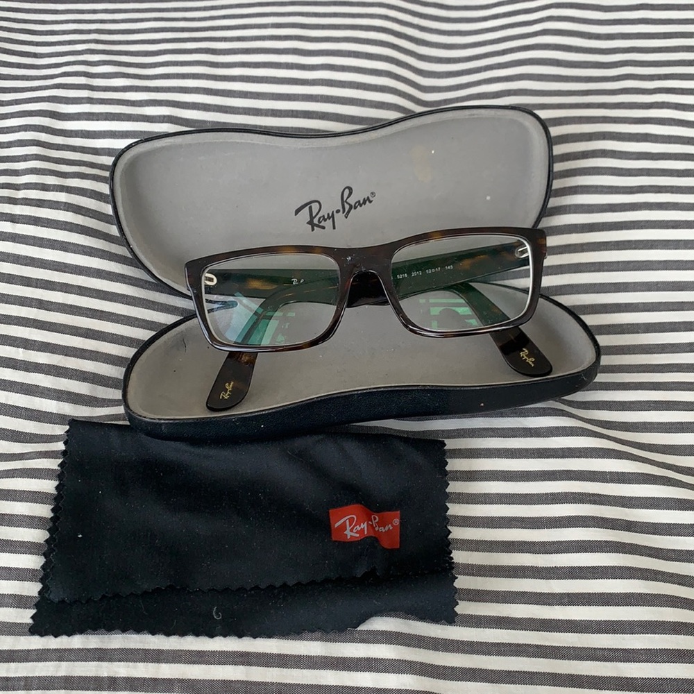 Rayban tortoise ophthalmic glasses